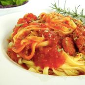 Talharim com Molho de Extrato de Tomate - Etapa 1