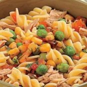 Macarrão colorido de forno