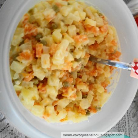 Verdura com maionese