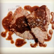 Maminha Assada ao Molho de Vinho