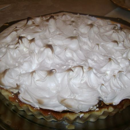 Torta de Banana com Suspiro