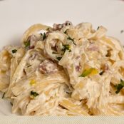 Fettuccine ao molho Alfredo