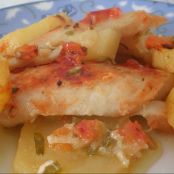 Filé de Merluza com Batatas