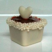Mini Caixinha de Chocolate com Doce de Coco e Geléia de Morangos Caseira - Etapa 4