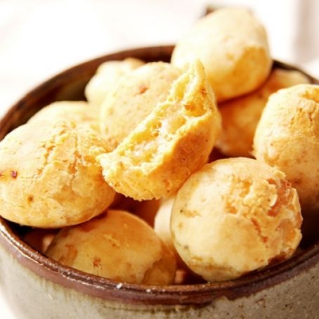 Mini pão de queijo temperado
