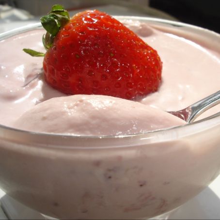 Mousse de morango