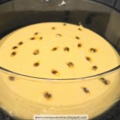 Mousse de maracujá de gelatina