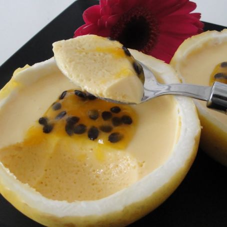 Mousse de maracujá sem gelatina