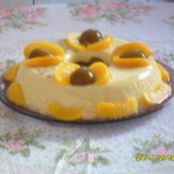 Mousse de pêssego - Etapa 1