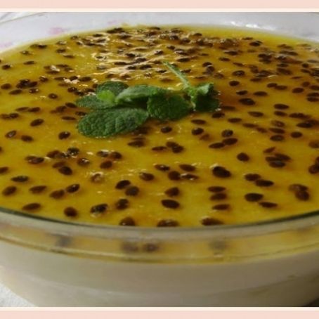 Mousse de Maracujá com Tang