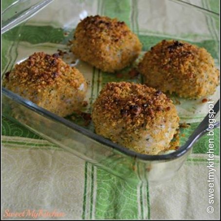 Medalhões de pescada crocantes