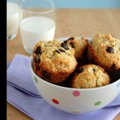 Muffin de Banana com Chocolate