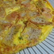 Omelete com Pão Francês