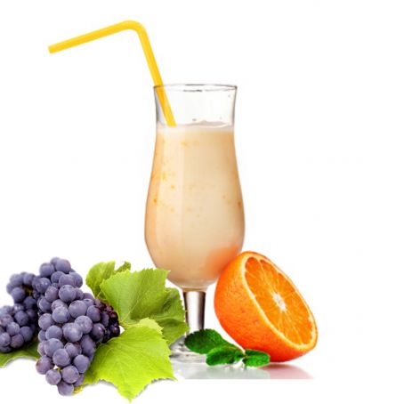 Shake de Laranja e Uva