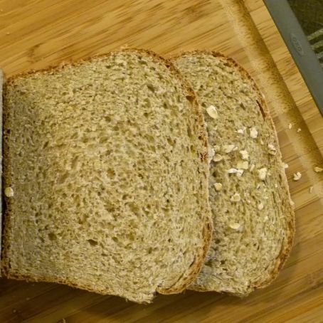 Pão integral de aveia rápido