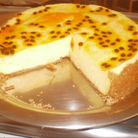 torta mousse de maracujá