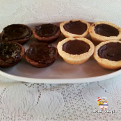 Pastel de nata de chocolate