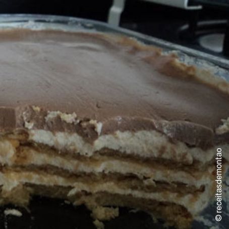 Pavê com Biscoitos de Maizena