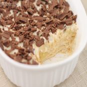 Pavê de Banana com Chocolate