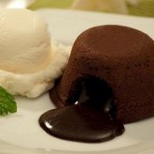 Petit gateau fácil e delicioso