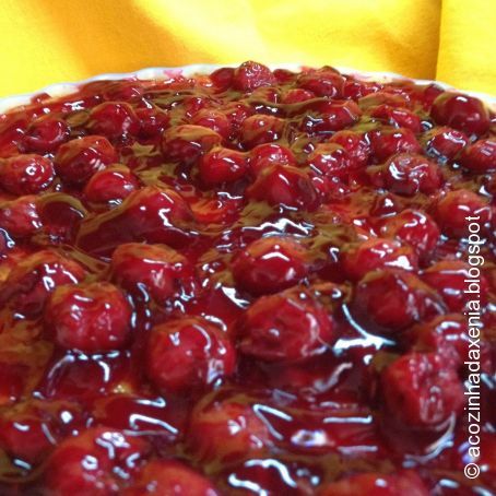 Cheese cake de cerejas