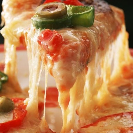 Pizza de liquidificador da Sophia