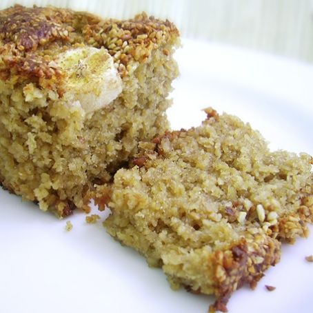 BOLO DE AVEIA E BANANA