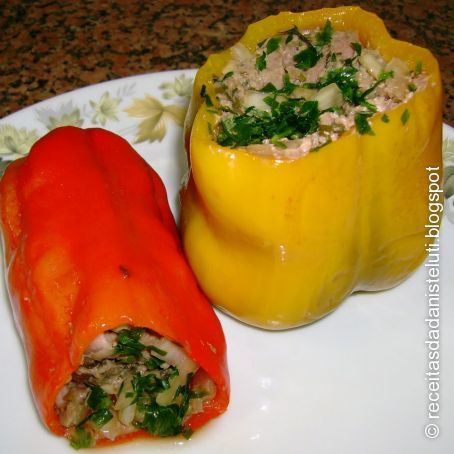 Pimentão Recheado de Carne moída