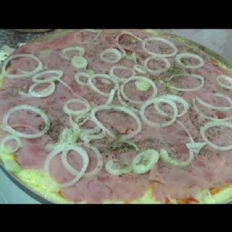 Pizza de Arroz de Liquidificador.