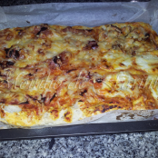 Pizza caseira cá de casa