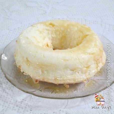 Pudim de claras na batedeira 