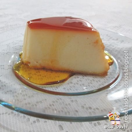 Pudim de padaria simples