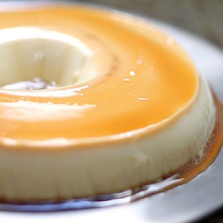 Pudim de Maria-mole com Caramelo