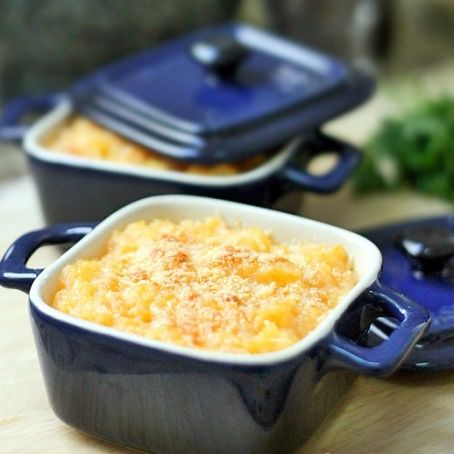 Purê Gratinado de Abóbora e Batata