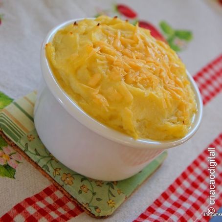 Purê de batata e mandioquinha