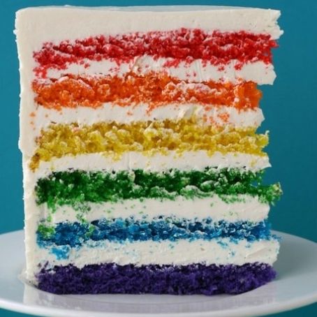 Bolo Arco Íris.