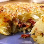 Batata com carne-seca e requeijão