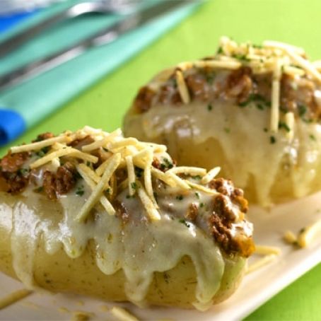 Batata Recheada à Bolonhesa