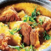 Canjiquinha com costelinha de porco