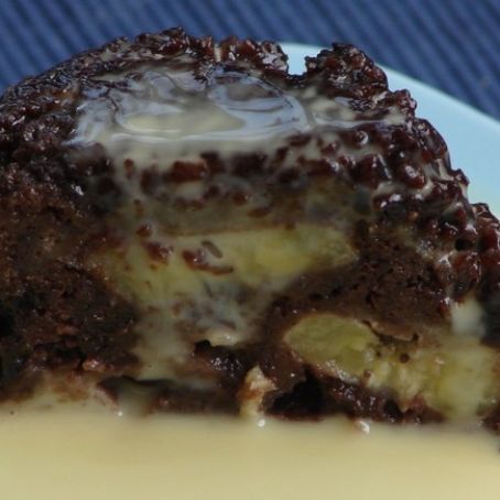 Bolo de Chocolate com Banana