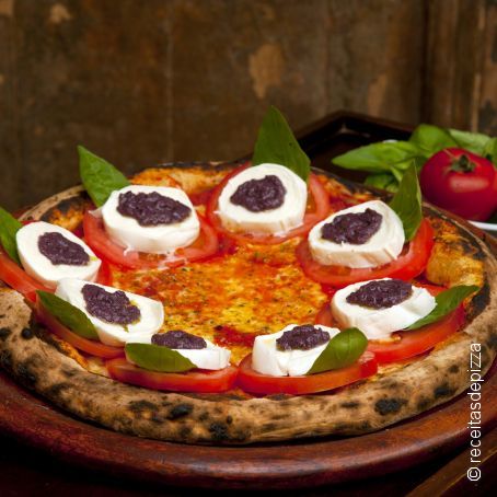 Receita de Pizza Cabrese