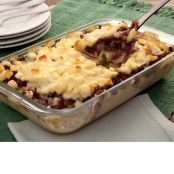 Gratinado de Aipim e Carne Seca