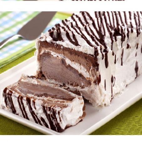 Pavê de Sorvete de Chocolate e Marshmallow