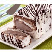 Pavê de Sorvete de Chocolate e Marshmallow