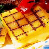 Polenta com mussarela