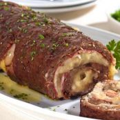 Rocambole de carne moída