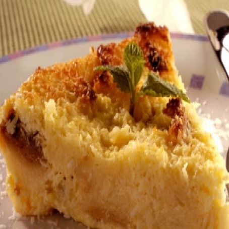 Torta de maracujá e coco