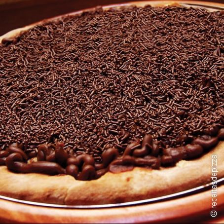 Receita de Pizza de Brigadeiro