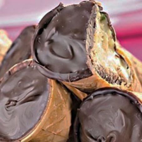 Cone trufado de maracujá