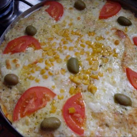 Pizza Rápida de Liquidificador